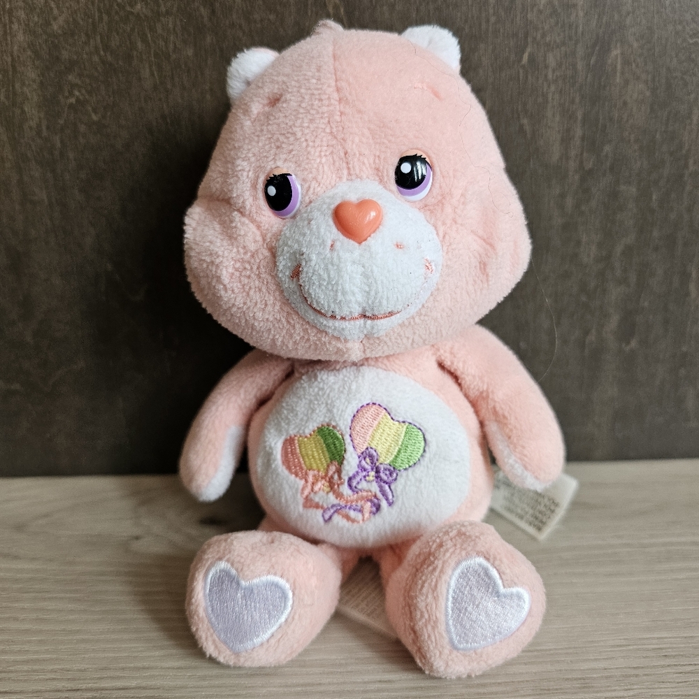 2000s Care Bear Day Dream Bear‎ 6.5" Plush *Well Loved - Read